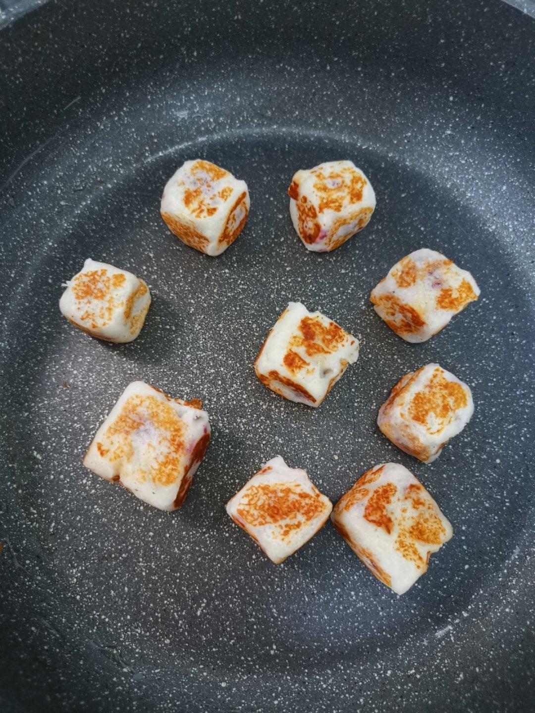 减脂期主食 红豆山药糕 无糖低油