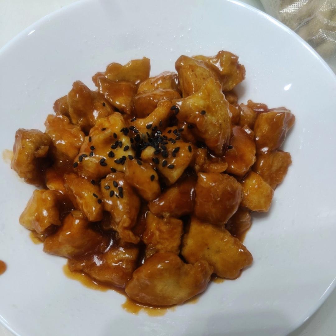 小朋友下饭的糖醋鸡丁（鸡胸肉）