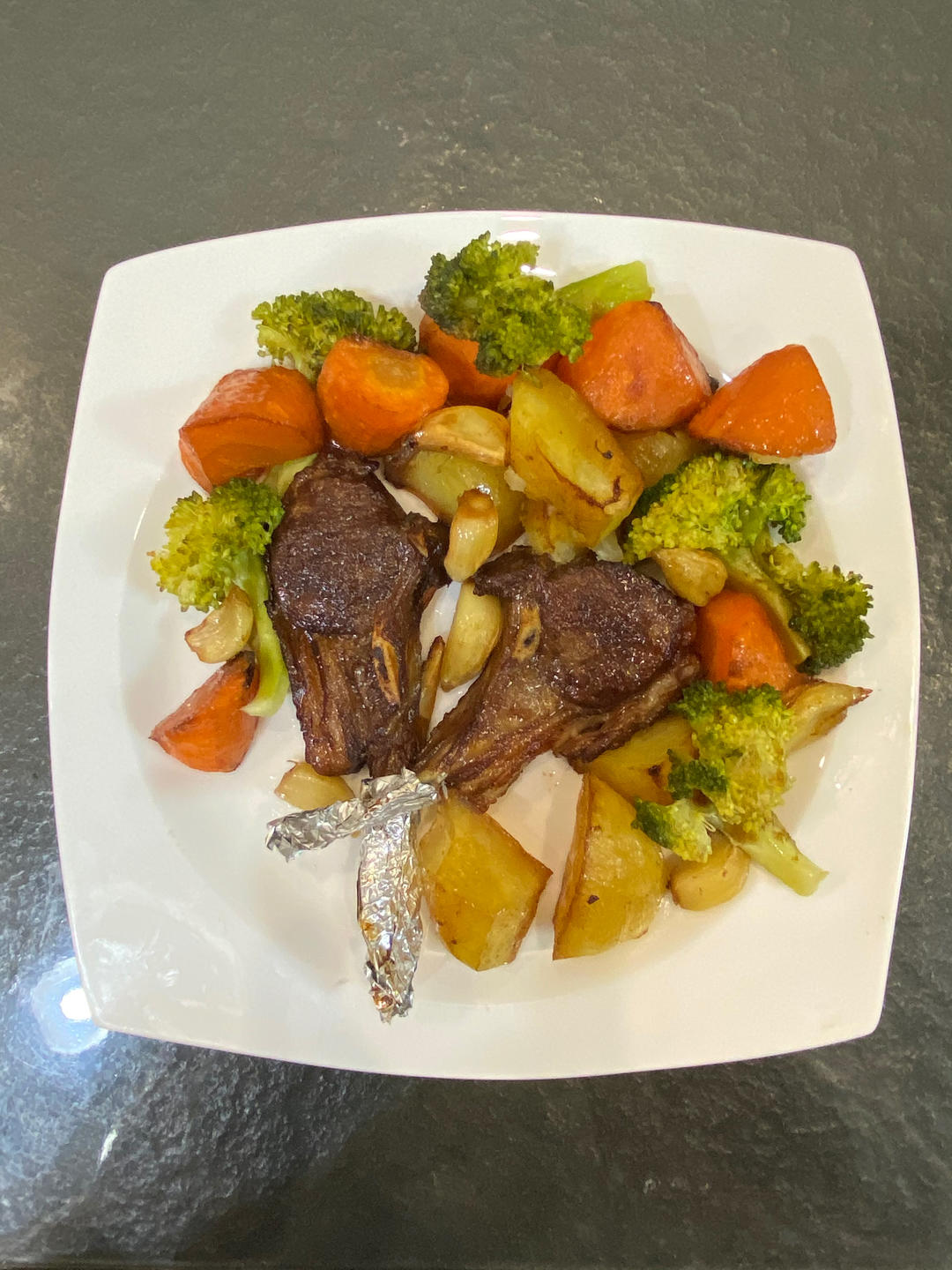 超好吃的烤羊排烤箱版