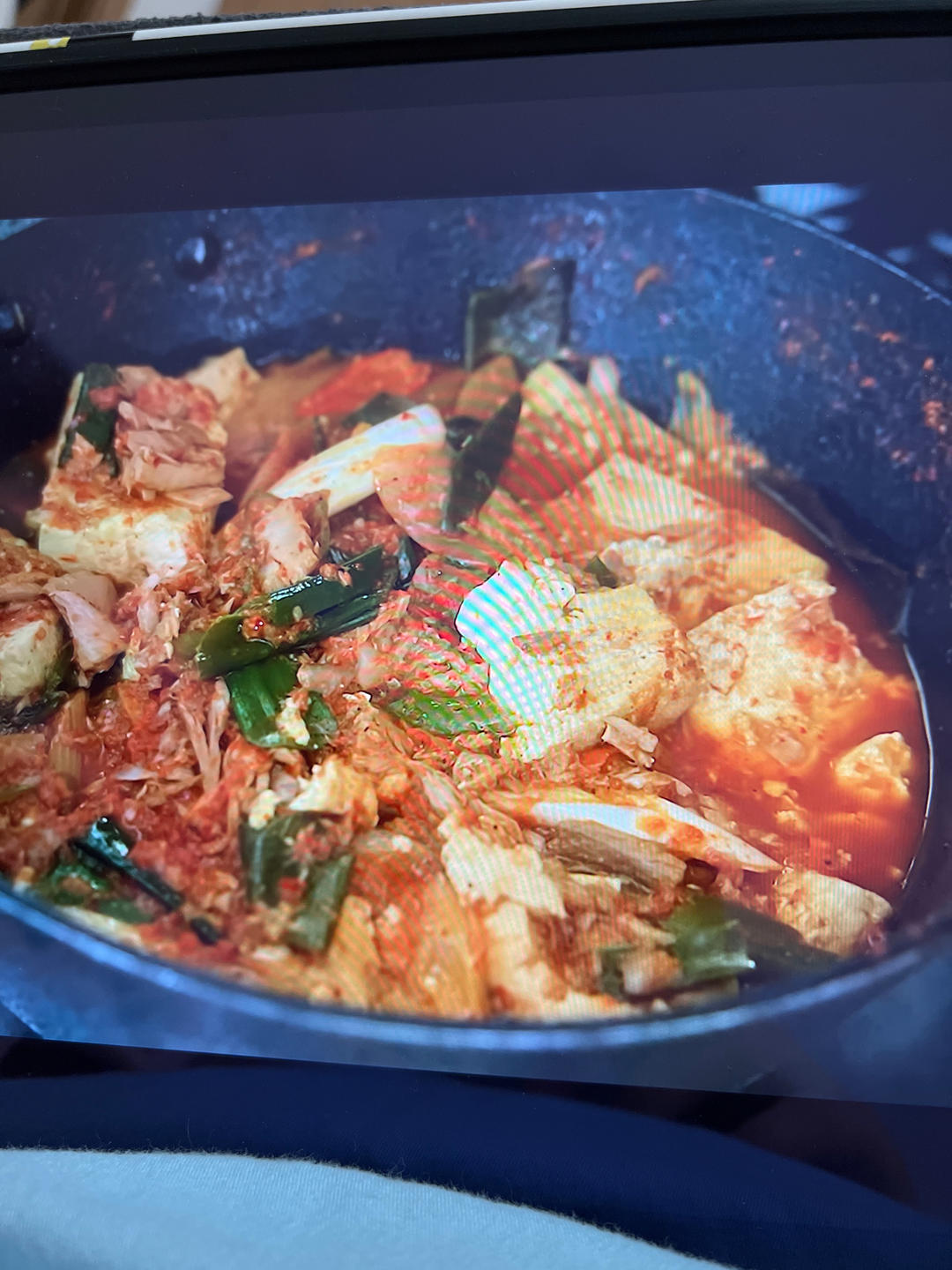 辣豆腐三文鱼汤