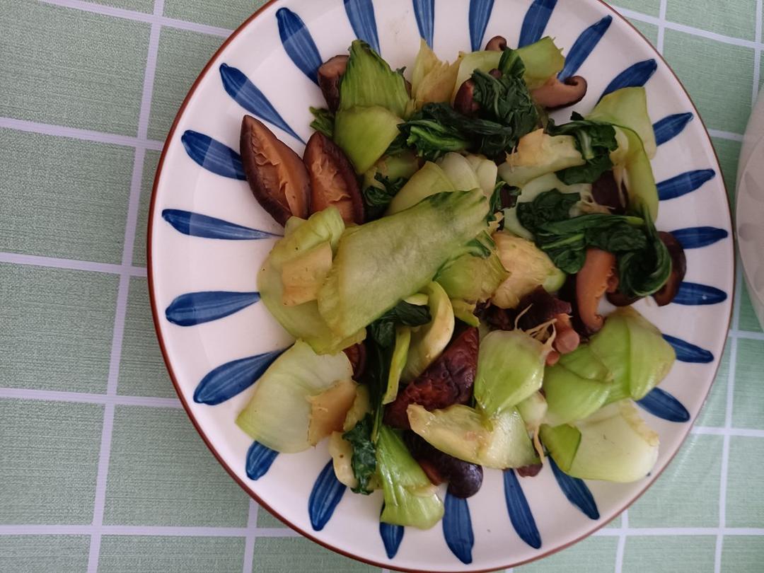 香菇炒青菜