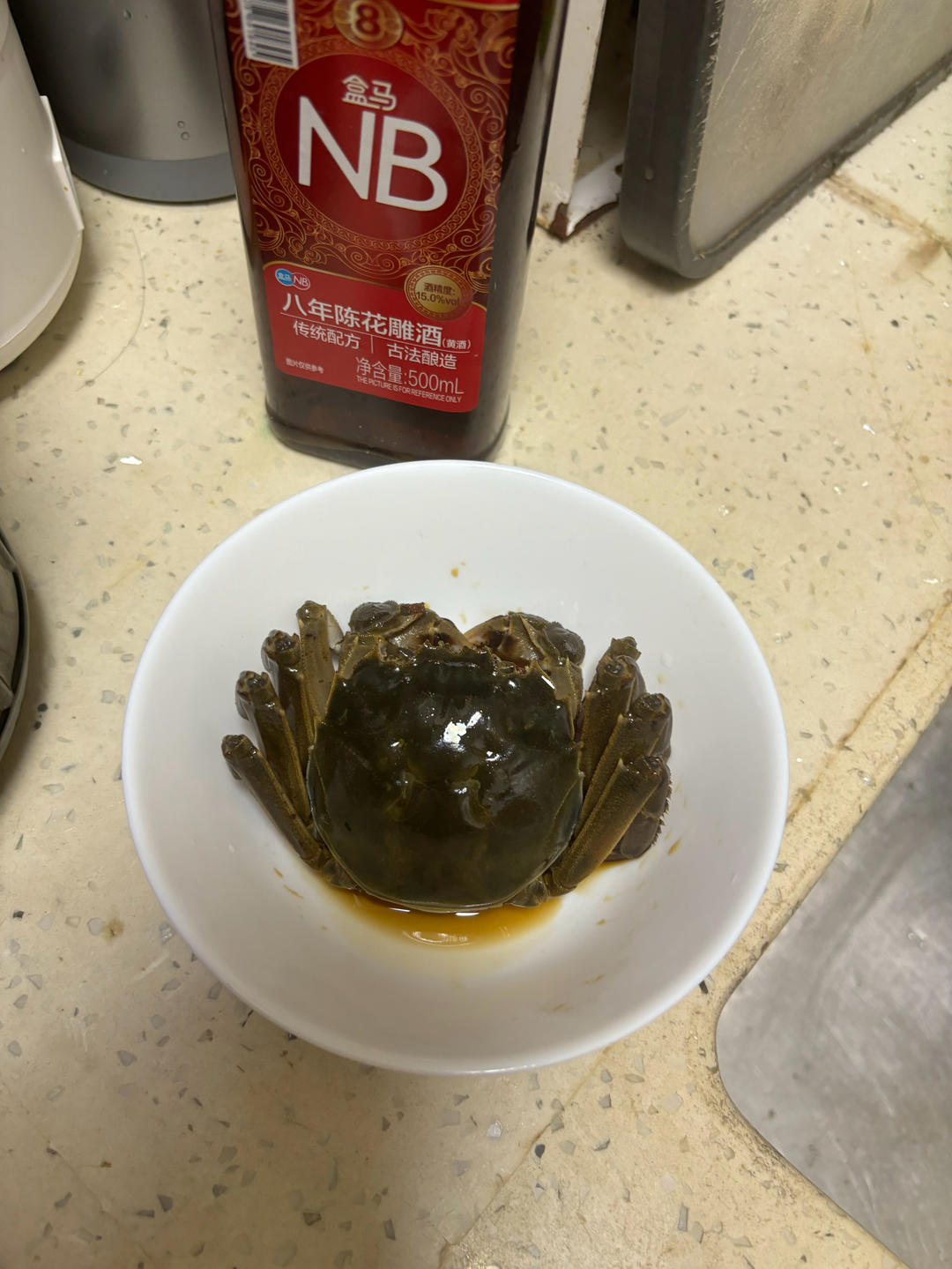 超简单的生腌花雕蟹