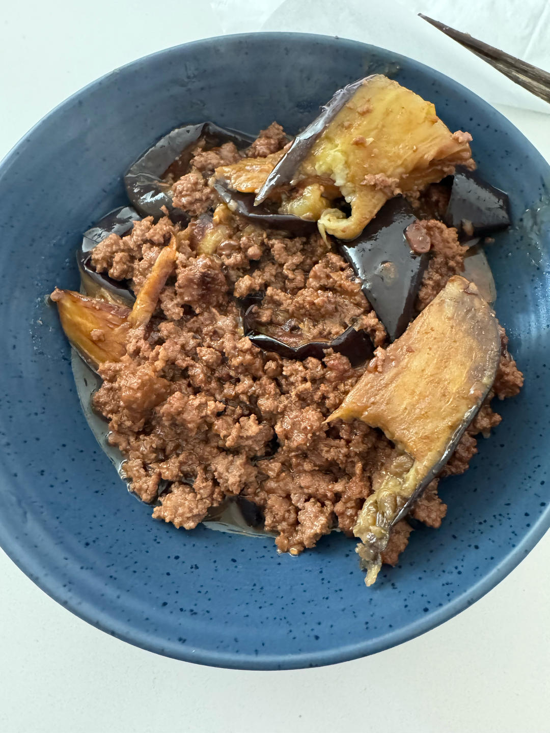 红烧肉沫茄子