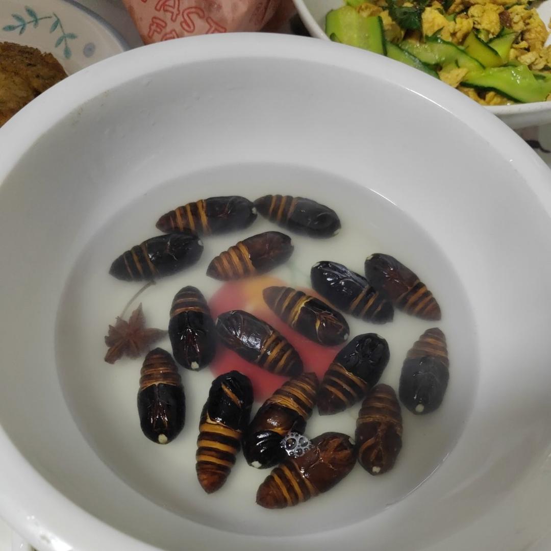 盐水煮蚕蛹