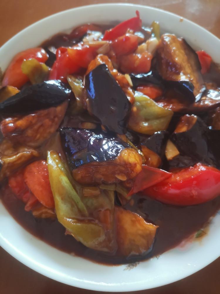 不太家常的烧茄子
