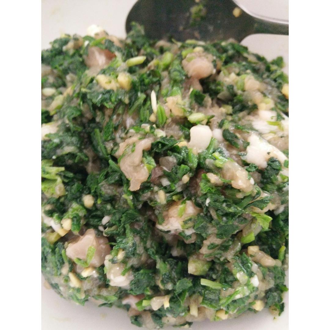 荠菜鲜肉水饺