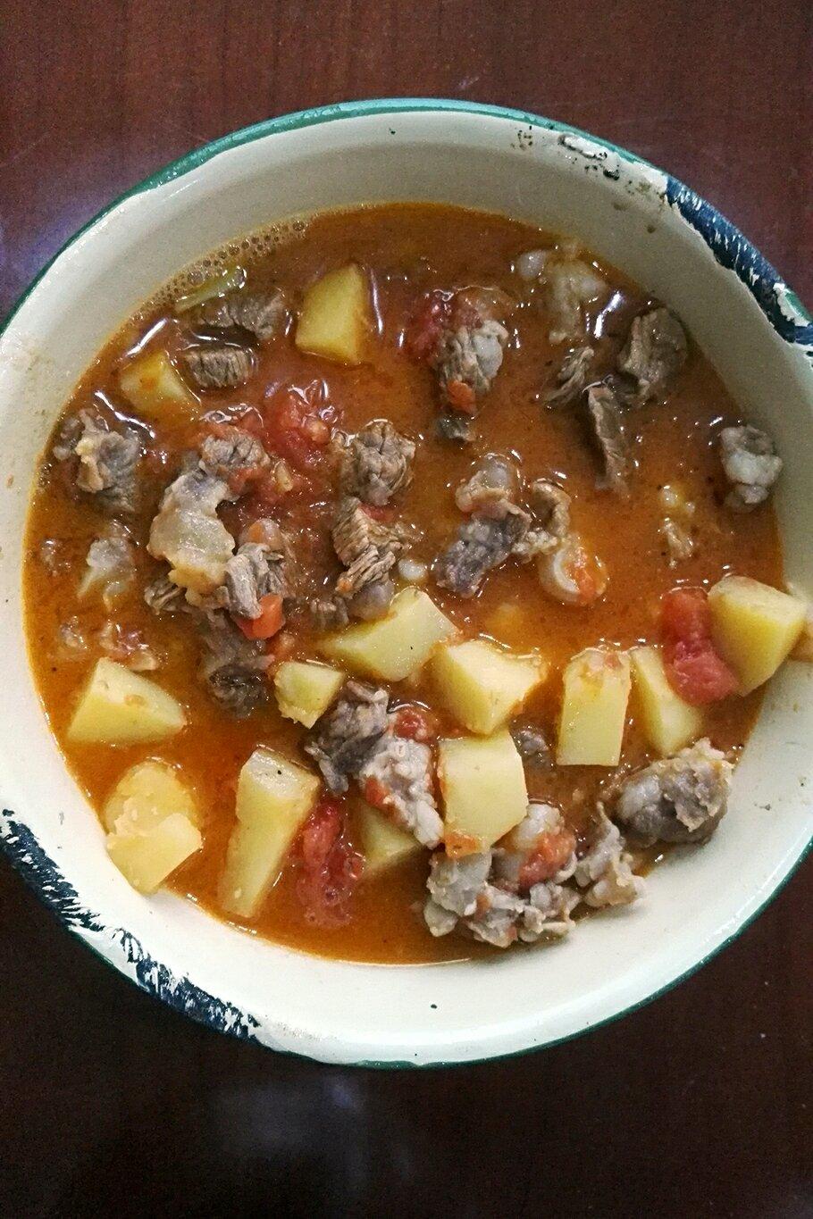 番茄土豆炖牛腩