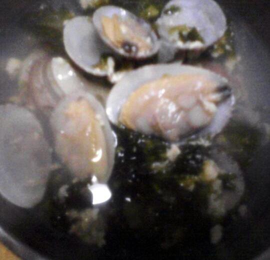 海菜花蛤蛋汤