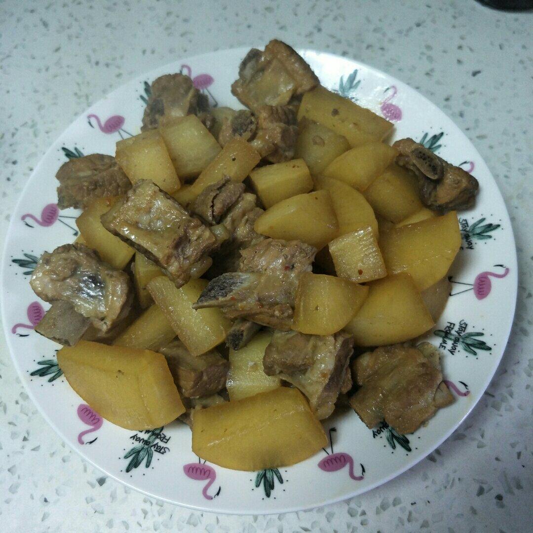 萝卜红烧排骨