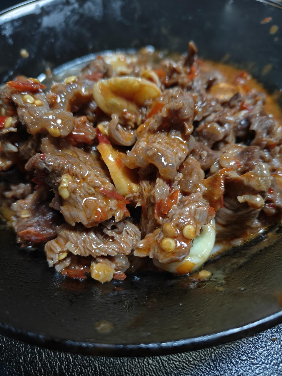 糟辣椒炒牛肉