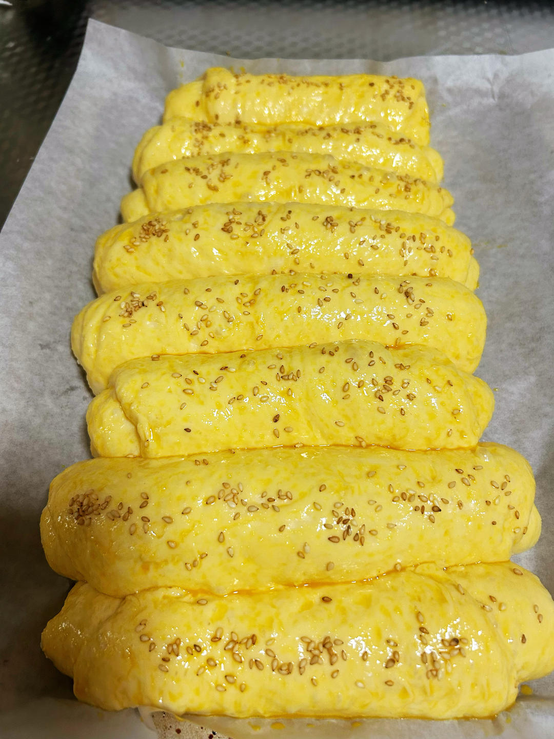 柔软拉丝面包  不用揉面，冷藏发酵