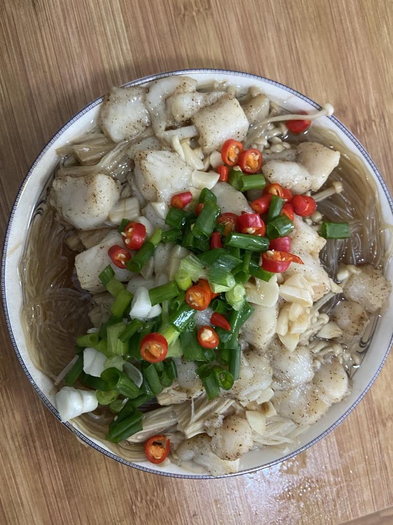 🔥吃不胖❗️蒜蓉粉丝龙利鱼❗️