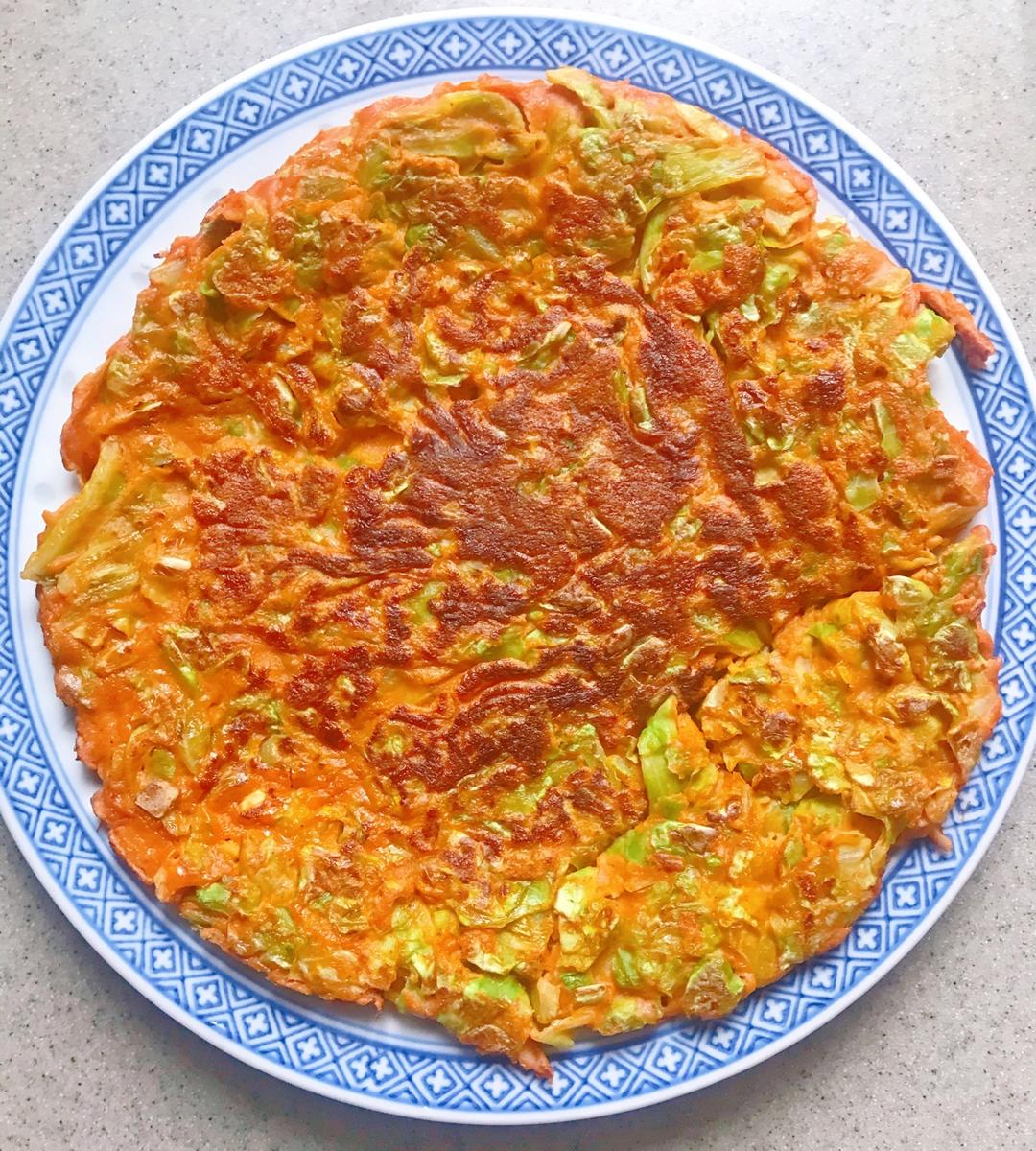 卷心菜鸡蛋饼
