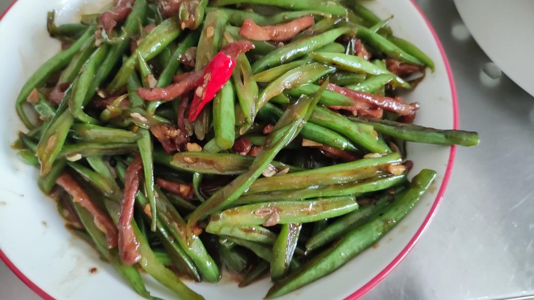 超级下饭的家常菜～清炒四季豆