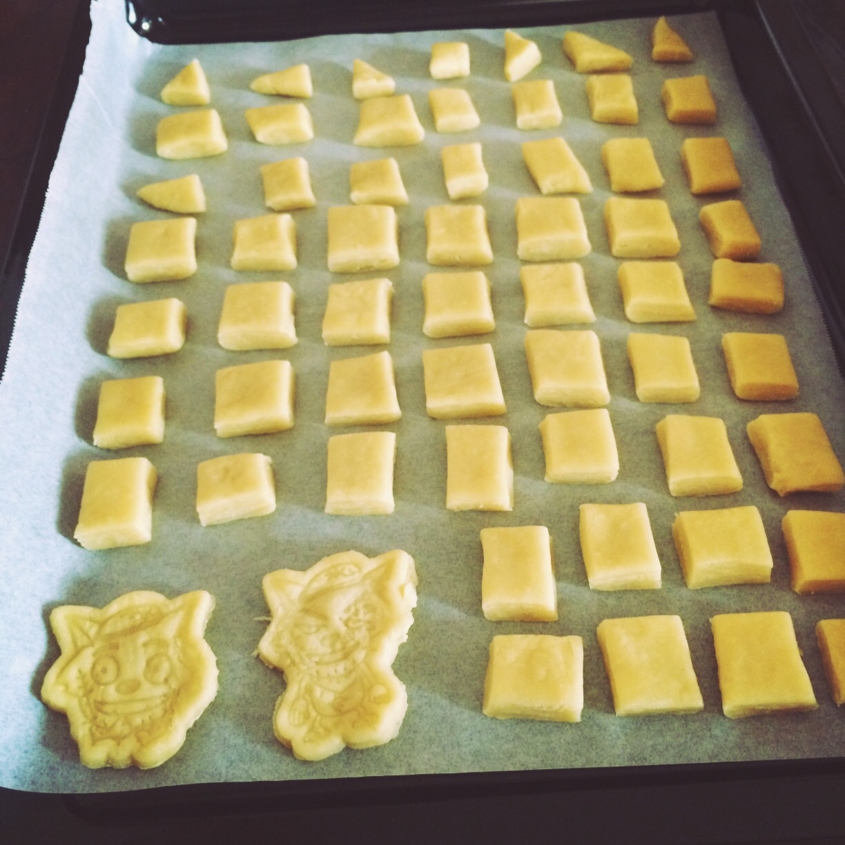 小石头饼干。