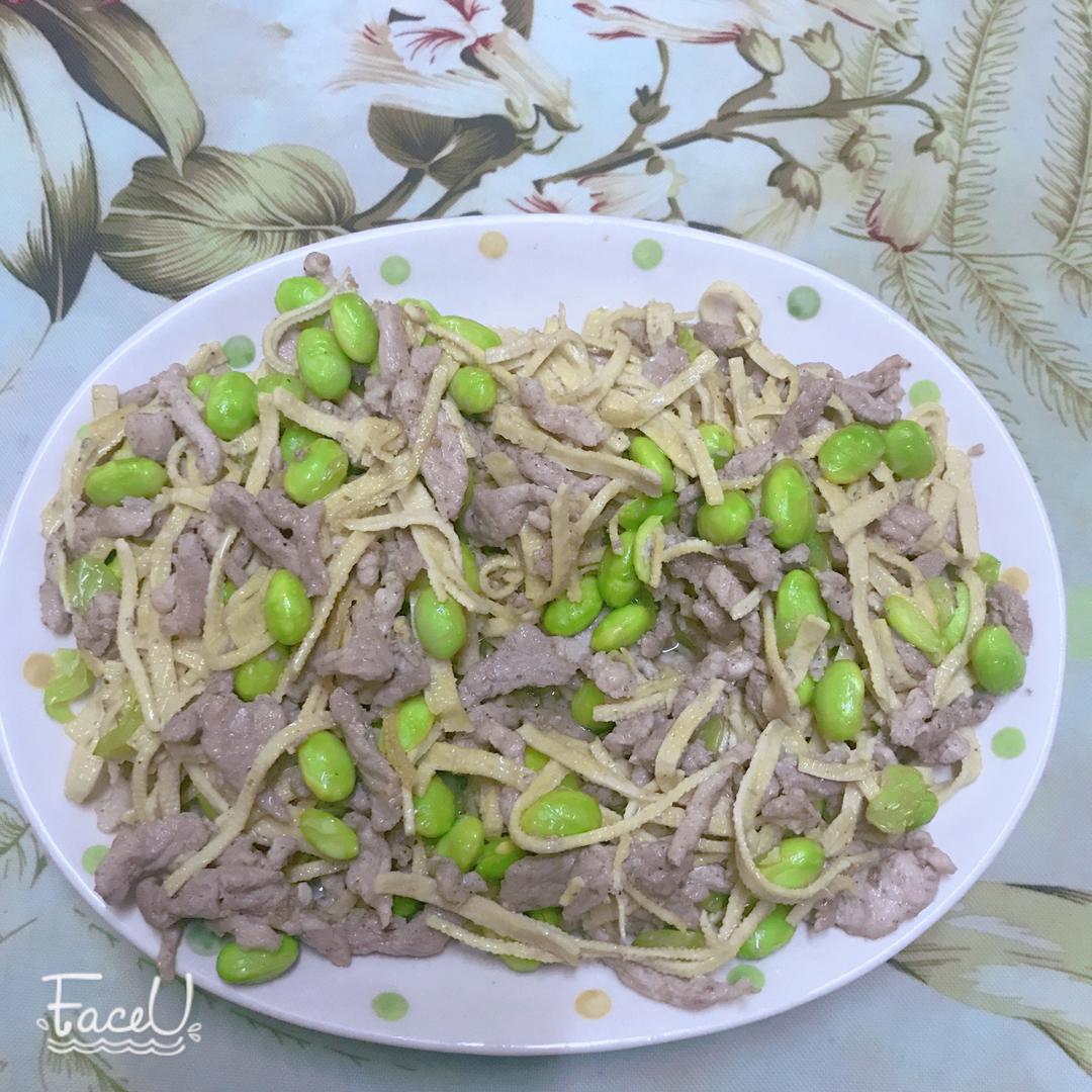 毛豆肉丝