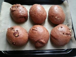 巧克力核桃小面包的做法 步骤7