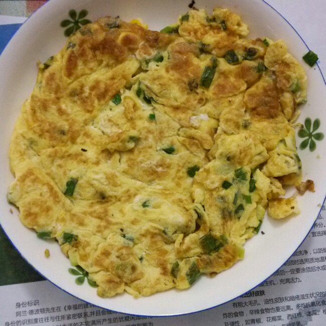 葱花煎蛋