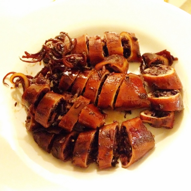 鱿鱼米肠