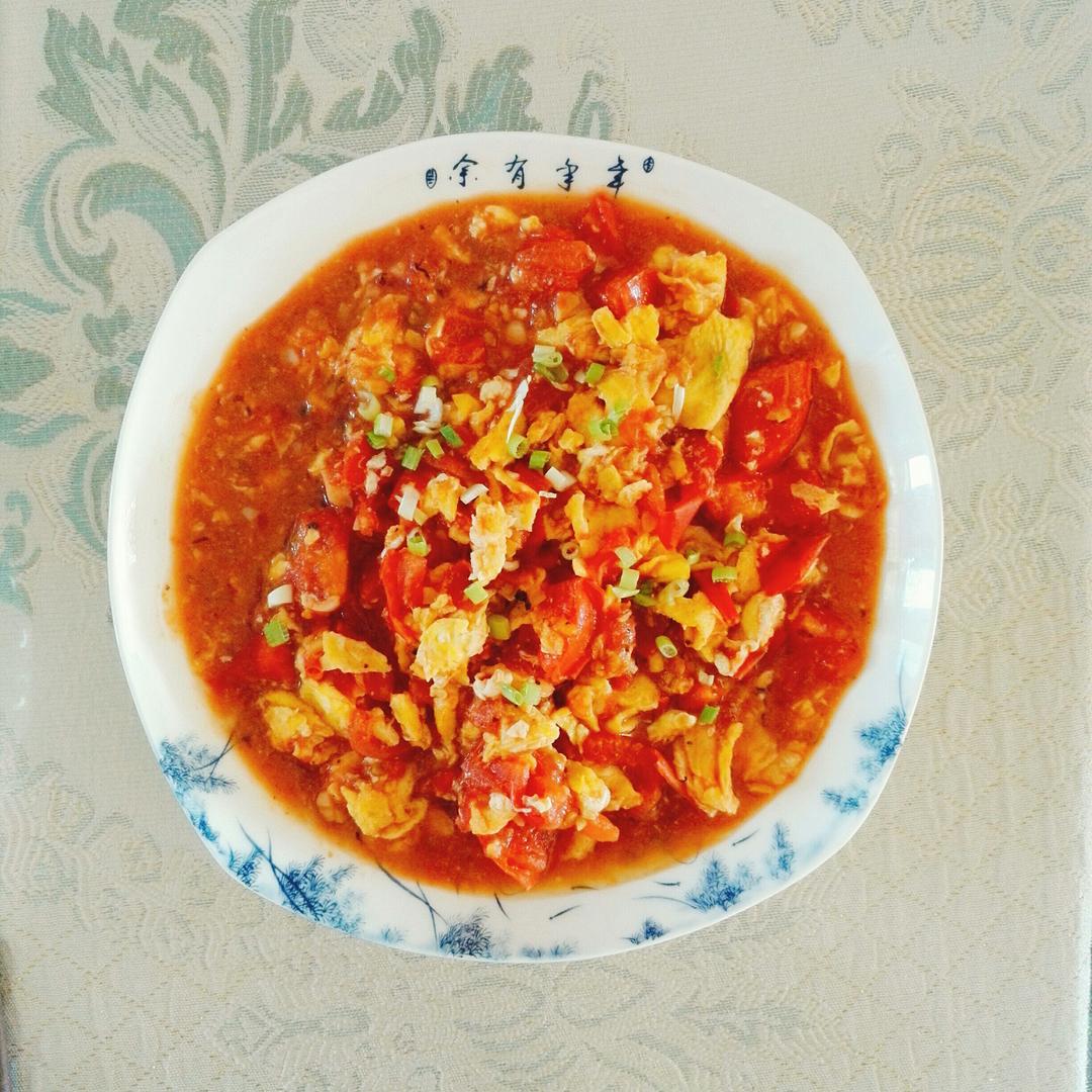 赛螃蟹炒番茄【The national Chinese food】