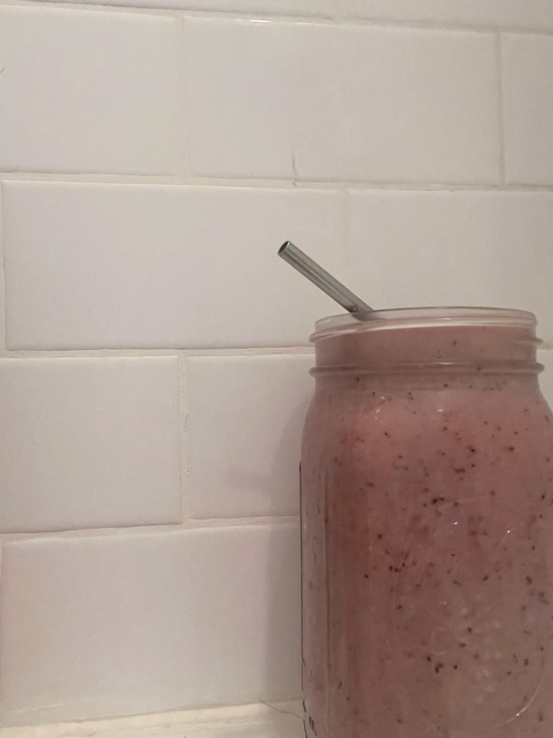 Lilac smoothie