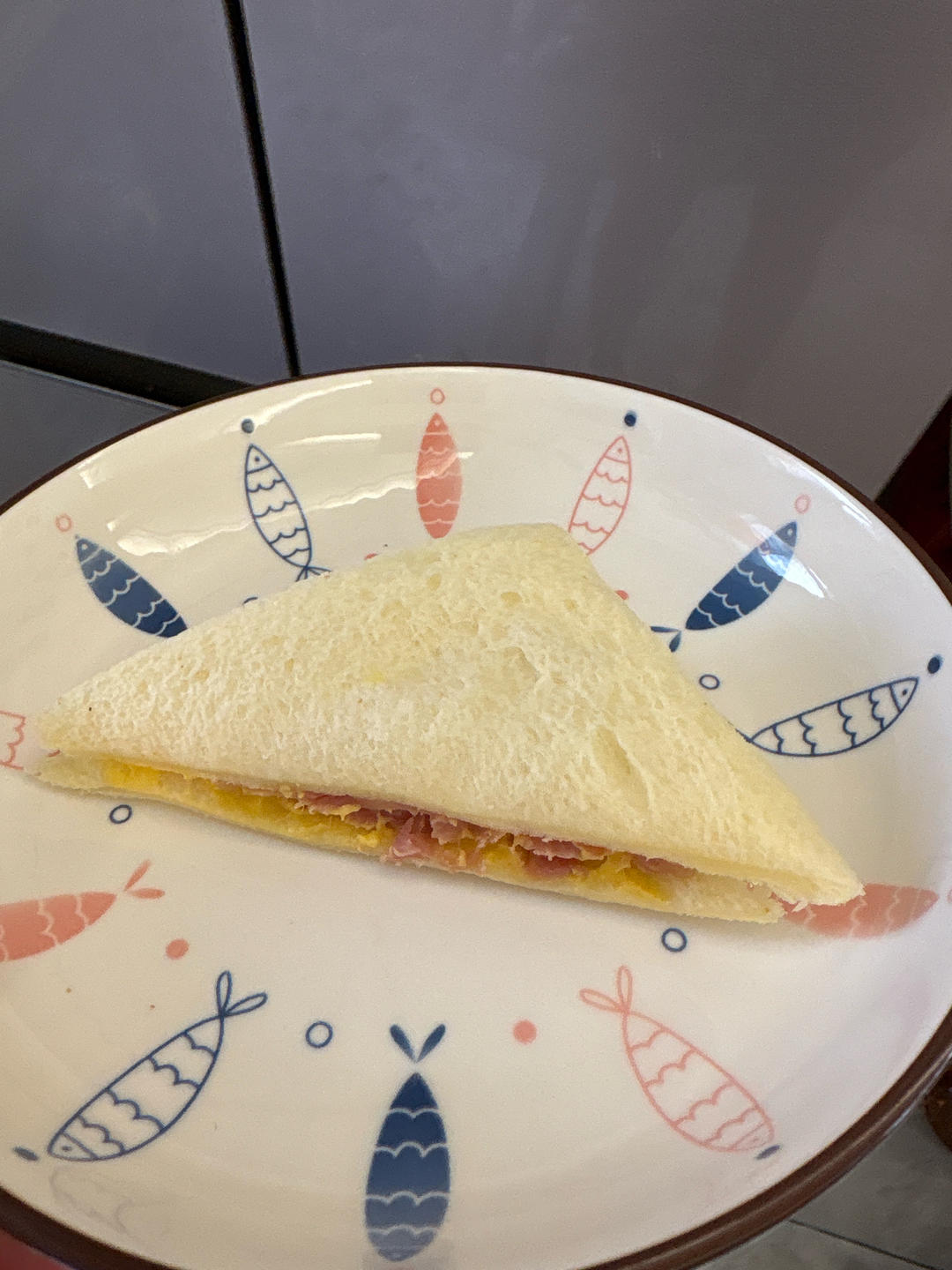 火腿芝士蛋三文治