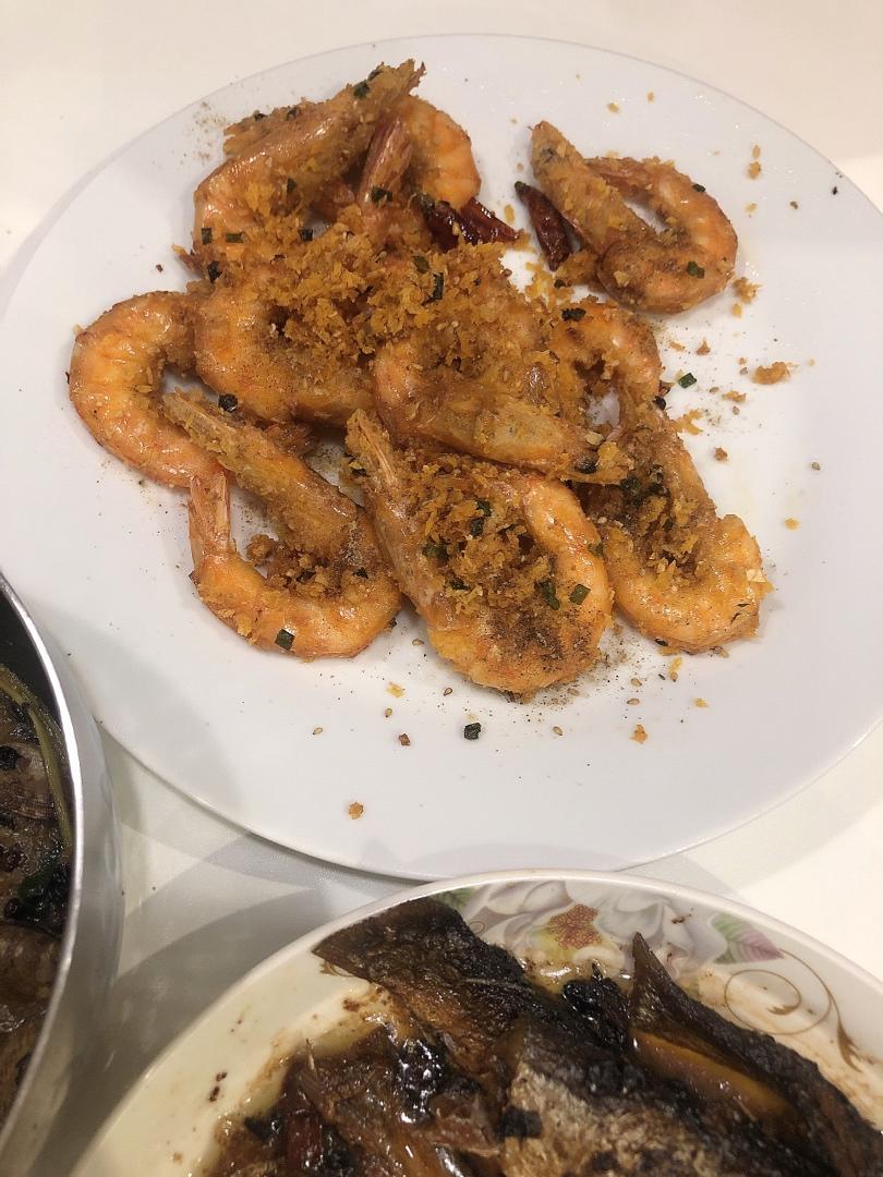 蒜蓉椒盐虾
