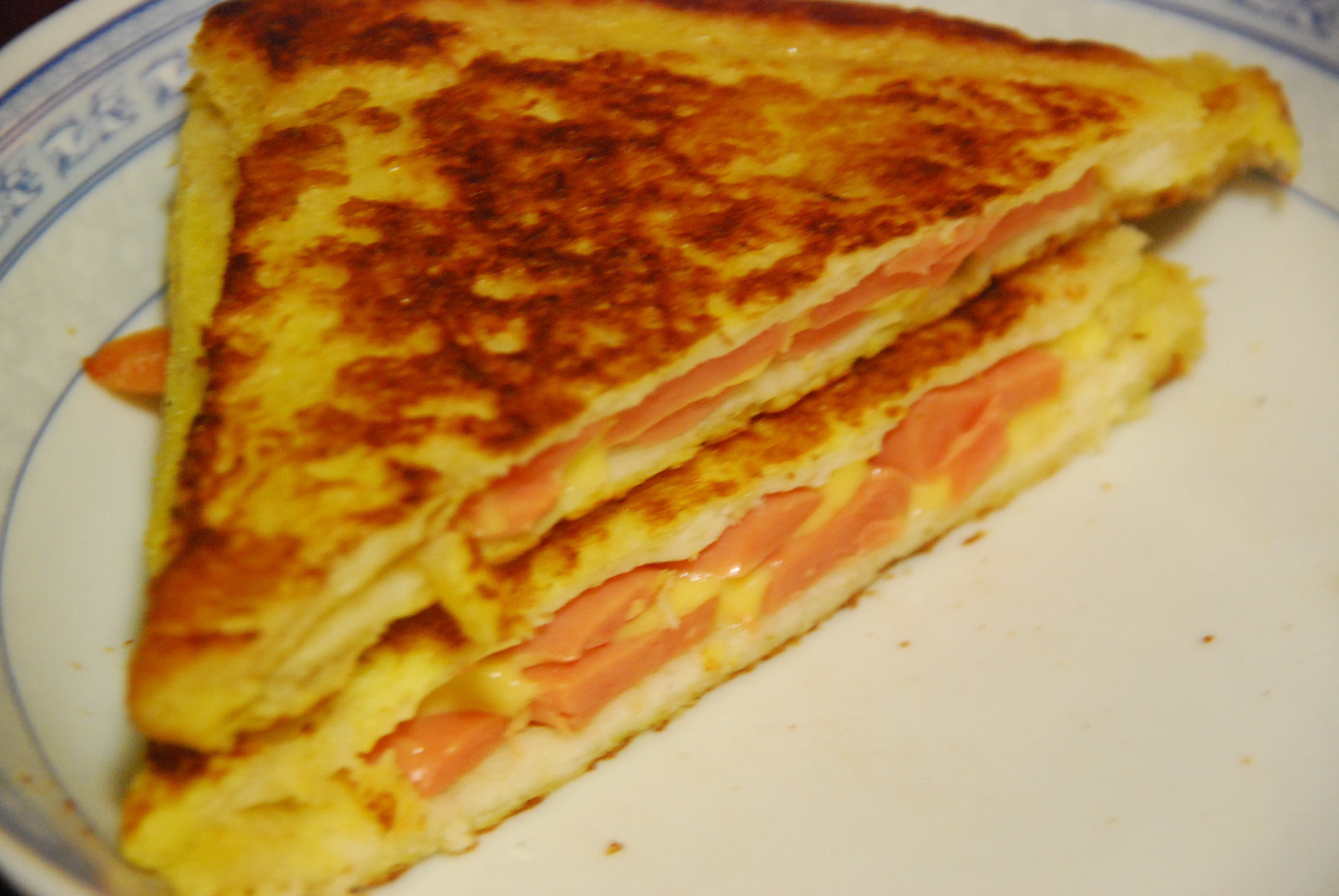 港式小食火腿西多士