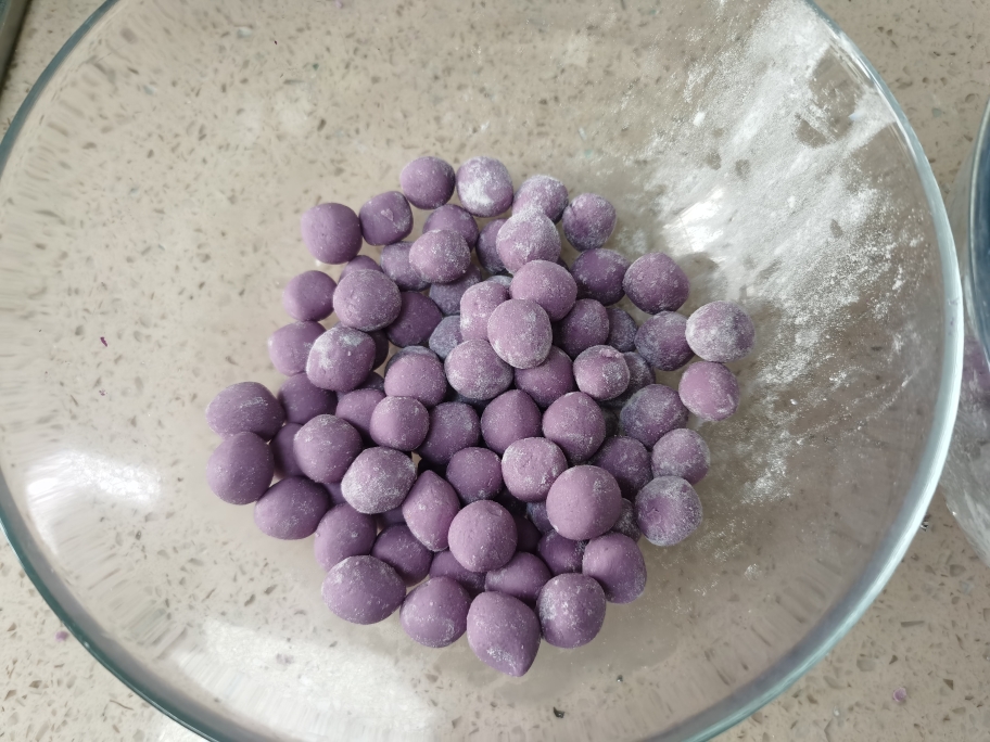 紫薯小汤圆的做法
