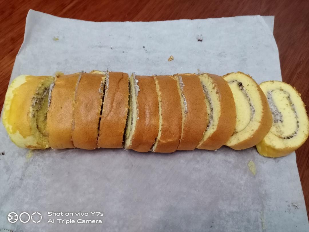 奥利奥咸奶油蛋糕卷
