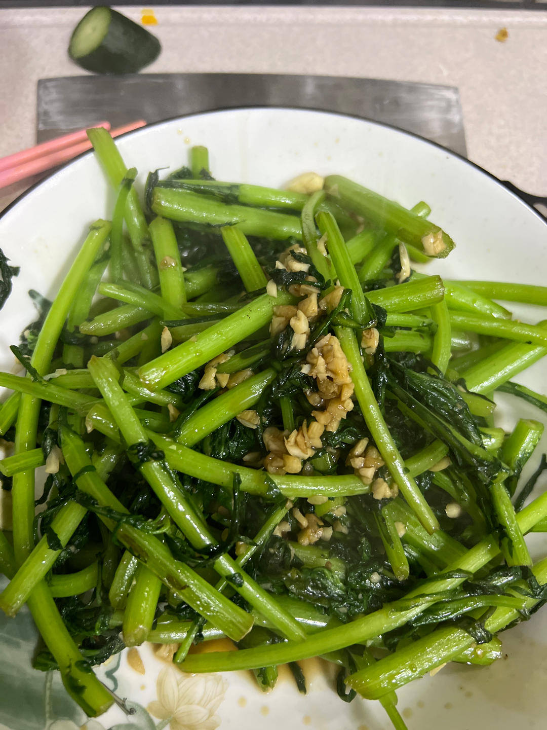 蒜蓉蒿子杆