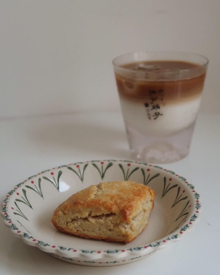 葱火腿司康