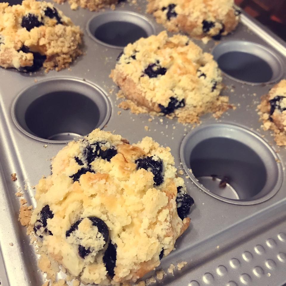 蘑菇头蓝莓麦芬