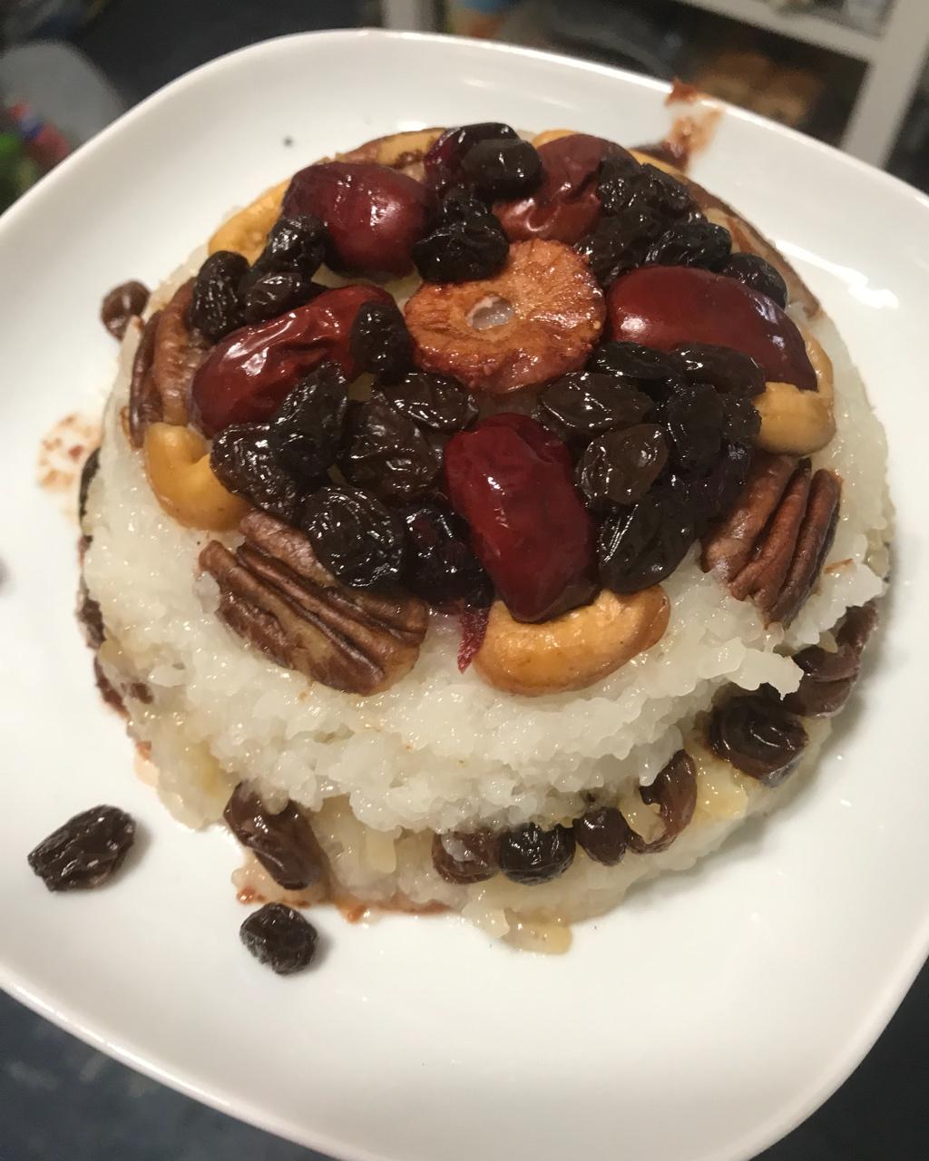 hi安小拉童鞋做的八宝甜饭