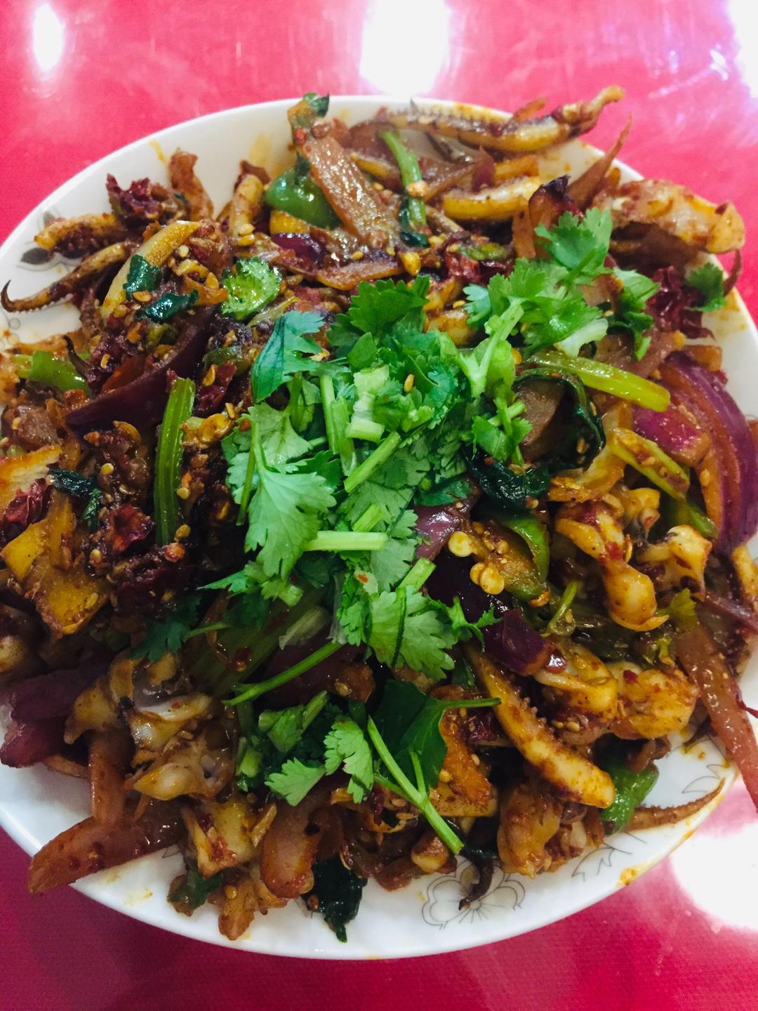 香辣鱿鱼须