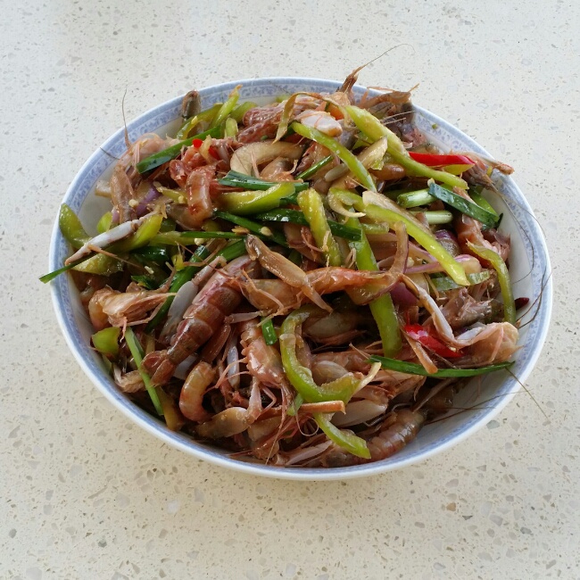 飞儿-62做的生拌嘎巴虾