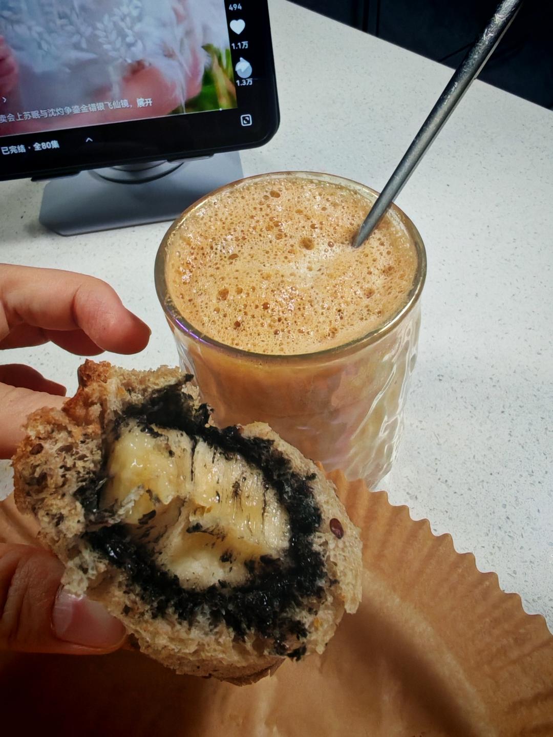 姜妍同款黑芝麻多士