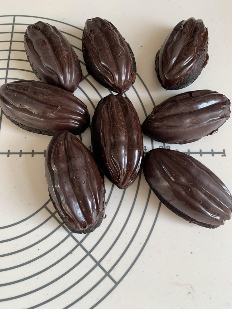 黑贝壳（威士忌黑巧克力玛德琳）