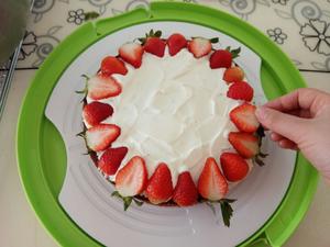 可可草莓雪人裸蛋糕的做法 步骤6