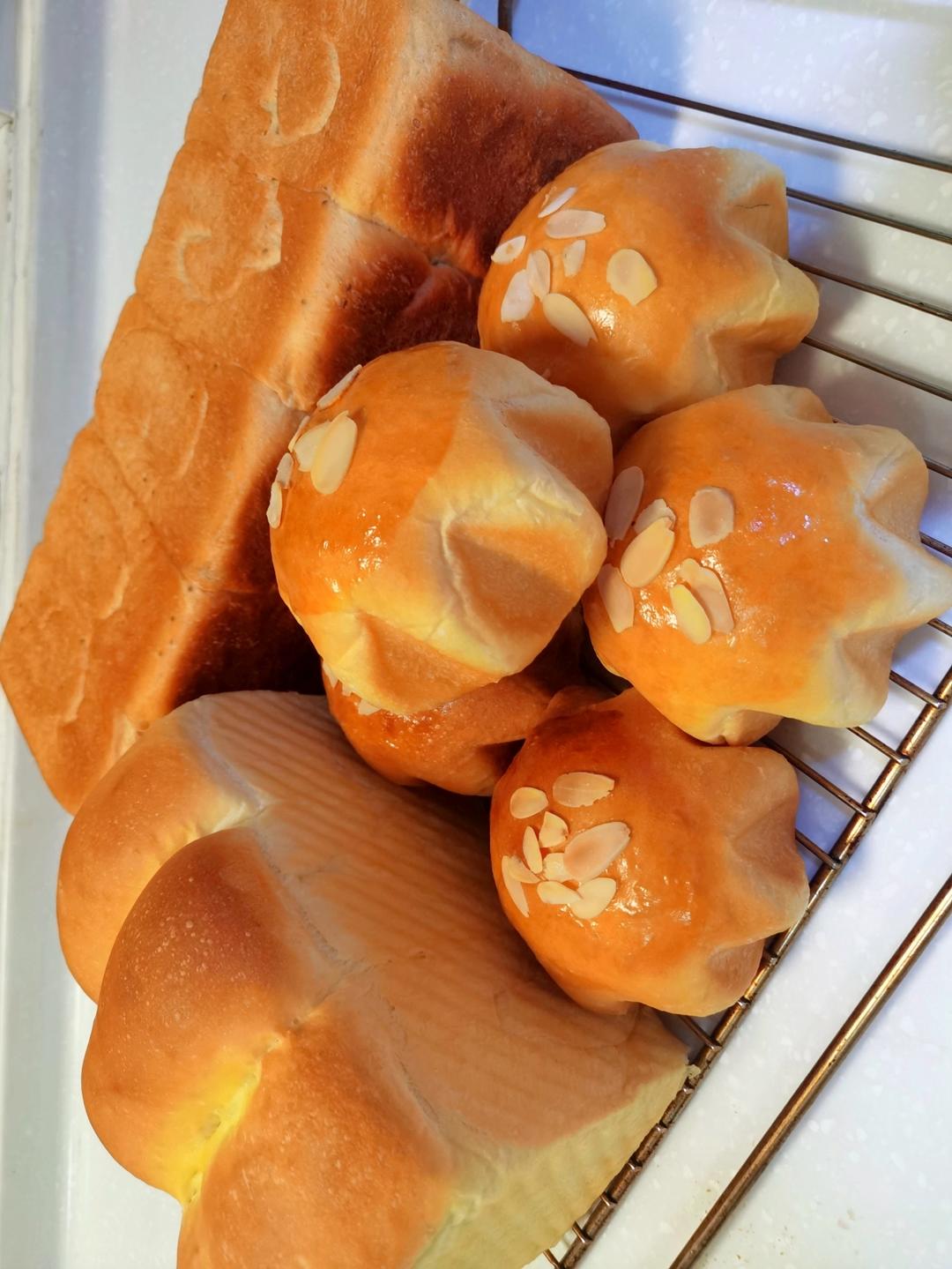 淡奶油椰蓉八角星面包