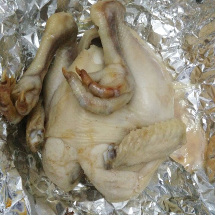 铸铁锅烤箱盐焗鸡