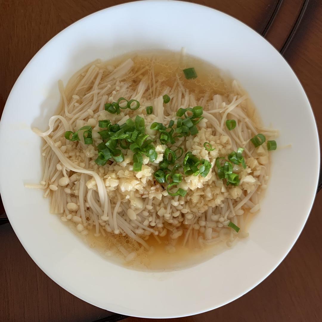 蒜蓉蒸金针菇