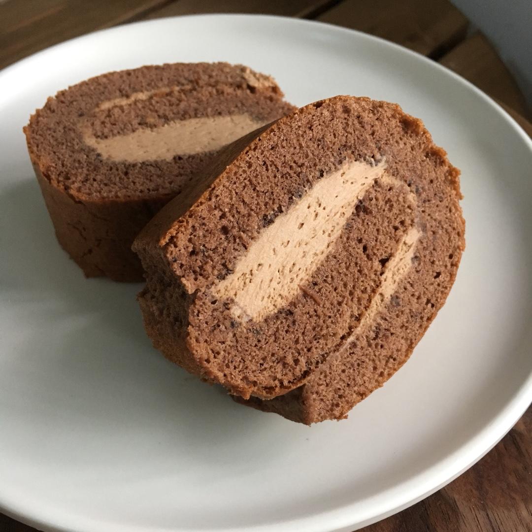 浓郁双巧克力卷