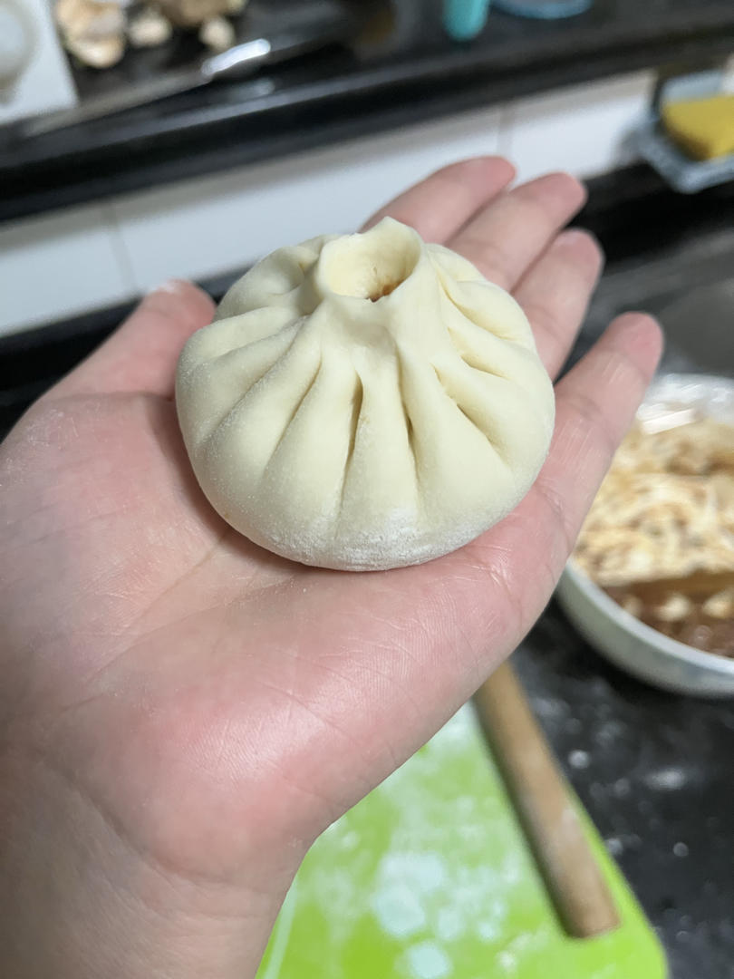 一次发酵肉包子