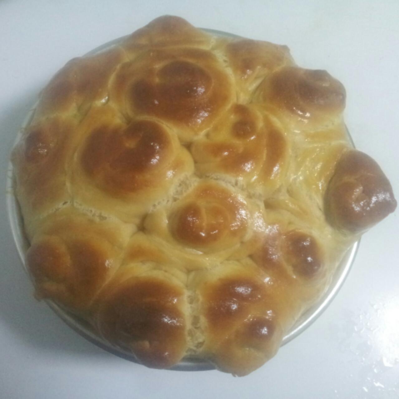 玫瑰花面包