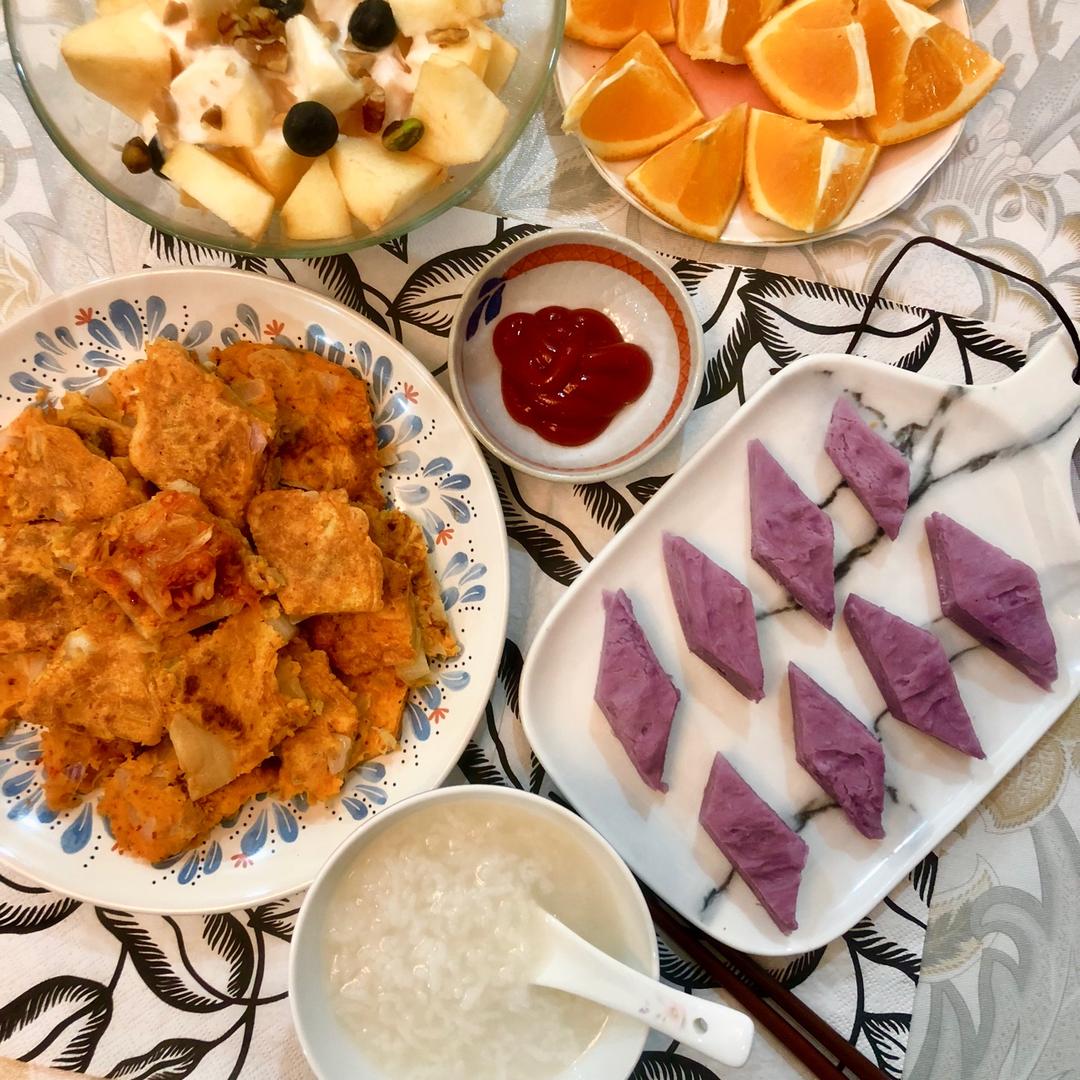 堂妈教你做泡菜饼