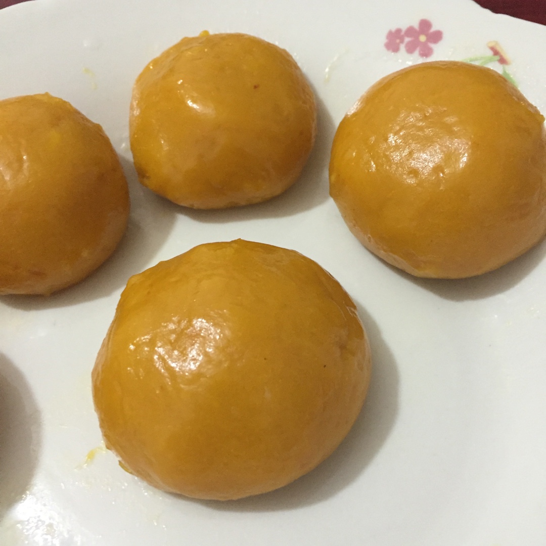 yy/xh做的蒸南瓜圆子