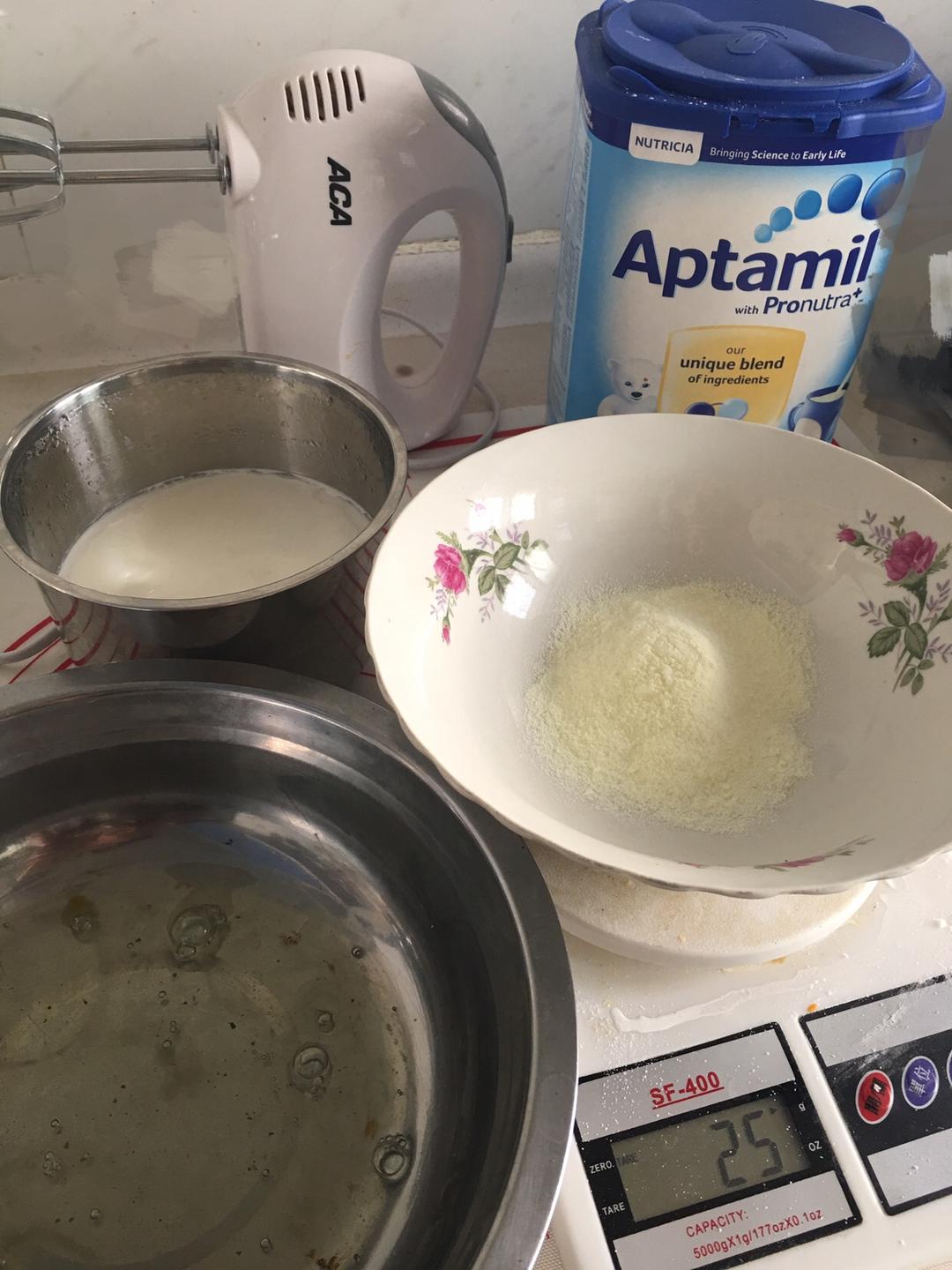 纯奶手撕吐司的做法 步骤1