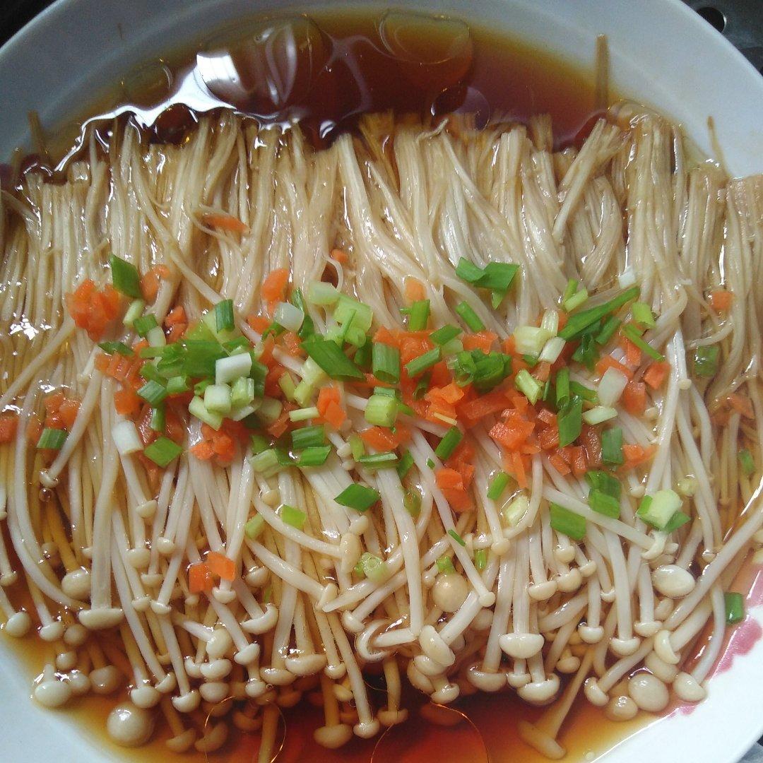 蒜蓉蒸金针菇