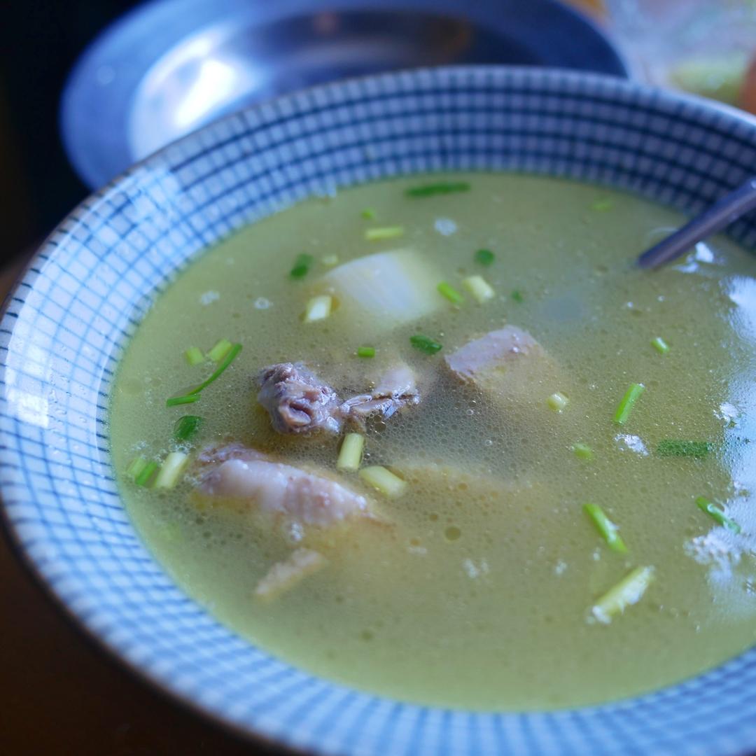 大葱鸡汤